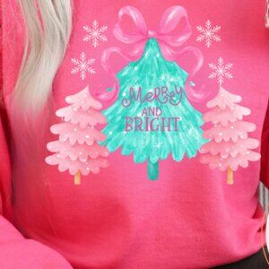 Merry & Bright Christmas Sweatshirt